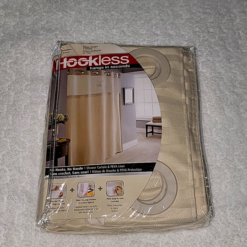 Hookless Shower curtain
